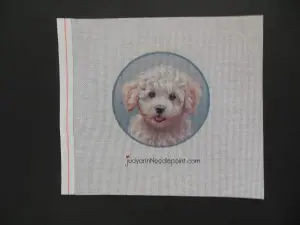 Bichon Needlepoint Canvas