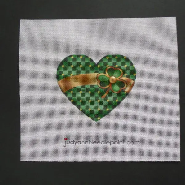 Irish Heart  Needlepoint Canvas