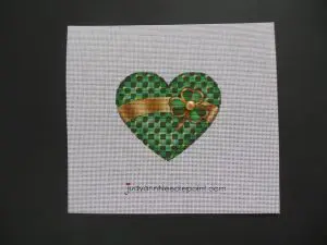Irish Heart  Needlepoint Canvas