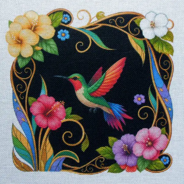 Hummingbird Eve Needlepoint Canvas