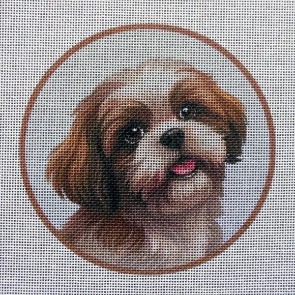 Shih tzu Needlepoint Canvas
