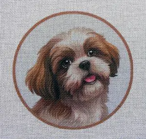 Shih tzu Needlepoint Canvas