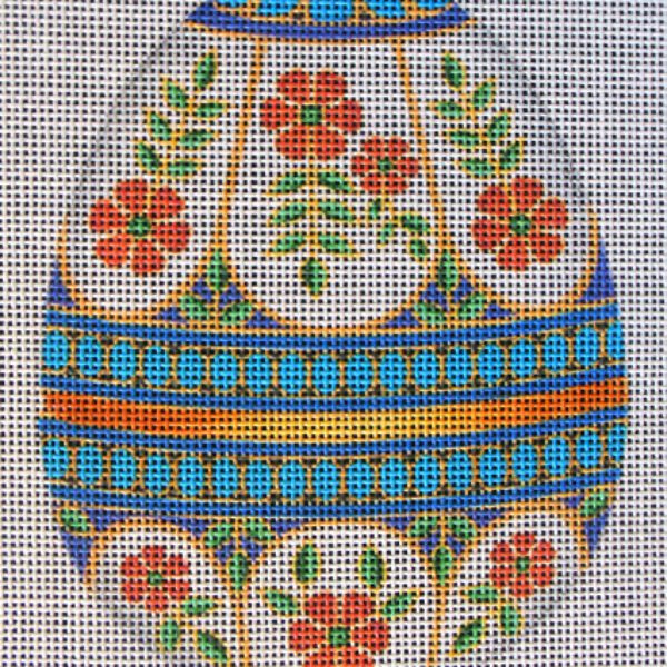 Moroccan Egg Needlepoint Canvas