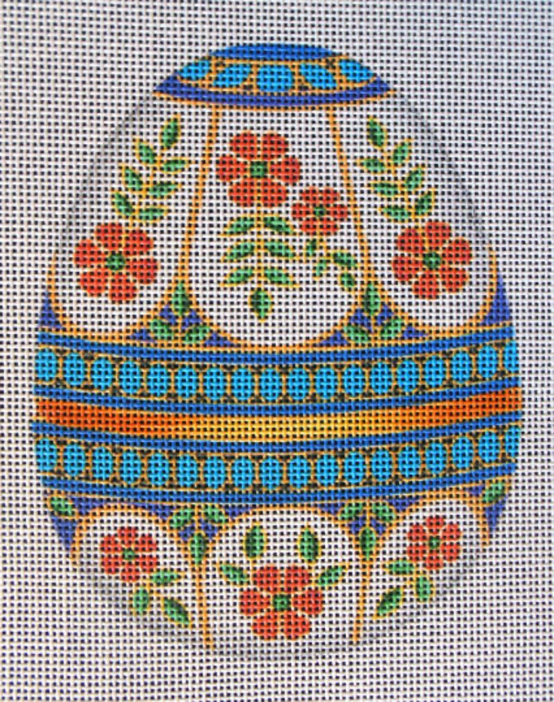 Moroccan Egg Needlepoint Canvas