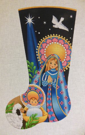 Midnight Nativity Stocking