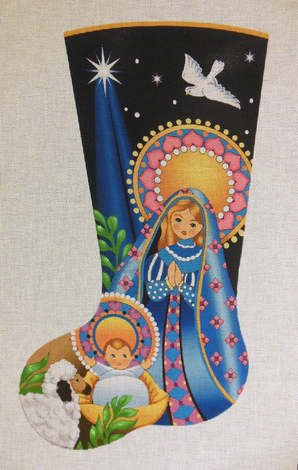 Midnight Nativity Stocking