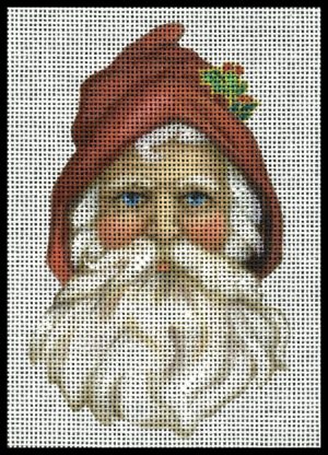 Victorian Santa Needlepoint Canvas