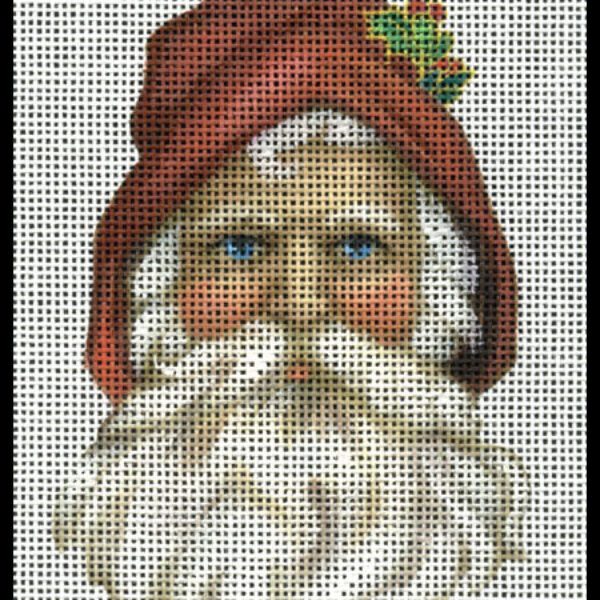 Victorian Santa Needlepoint Canvas