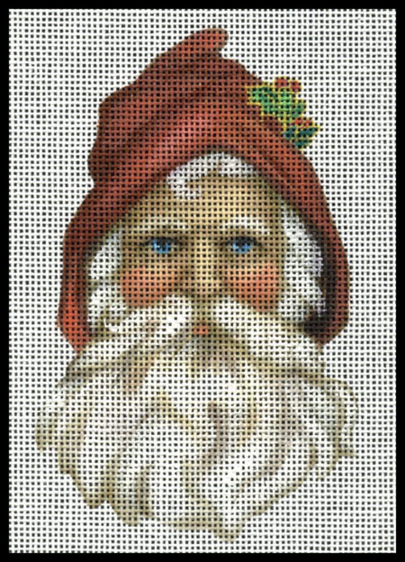 Victorian Santa Needlepoint Canvas