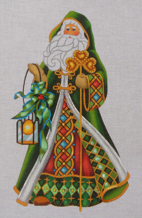 Irish Santa Needlepoint Canvas