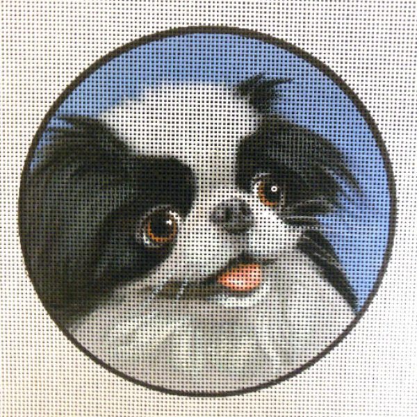 Japanese Chin Needlepoint Canvas
