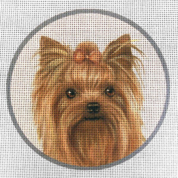 Yorkie Needlepoint Canvas