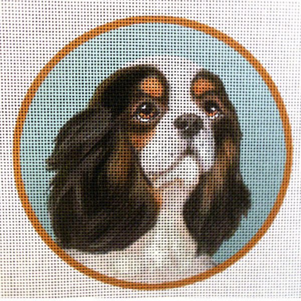 King Charles Spaniel Needlepoint Canvas