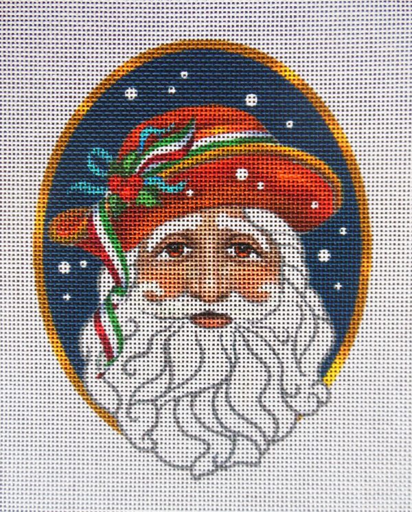 Italian Santa Needlepoint Canvas