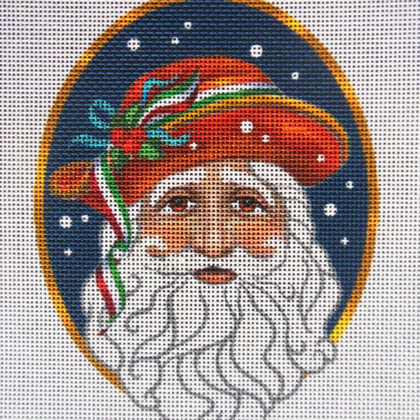 Italian Santa Needlepoint Canvas