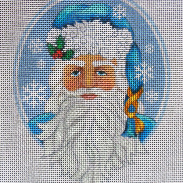 Nordic Santa Needlepoint Canvas