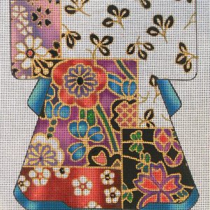 Silk Scarves Kimono Needlepoint Canvas