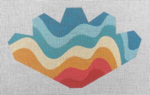 Groovy Strawberry Needlepoint Canvas