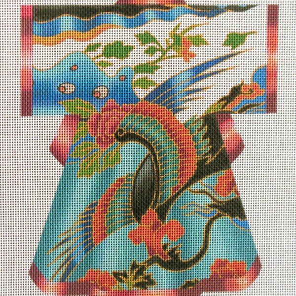 Windswept Kimono Needlepoint Canvas