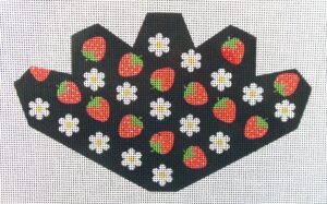Berry Pattern (black) Strawberry