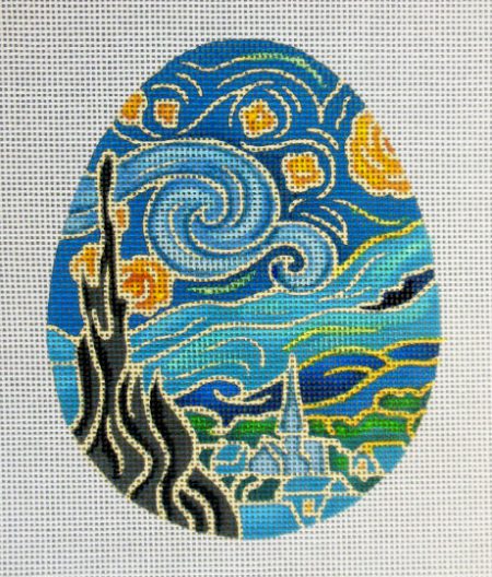 Van Gogh Starry Night Needlepoint Canvas