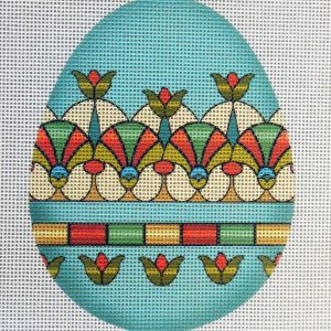 Egyptian Egg Needlepoint Canvas