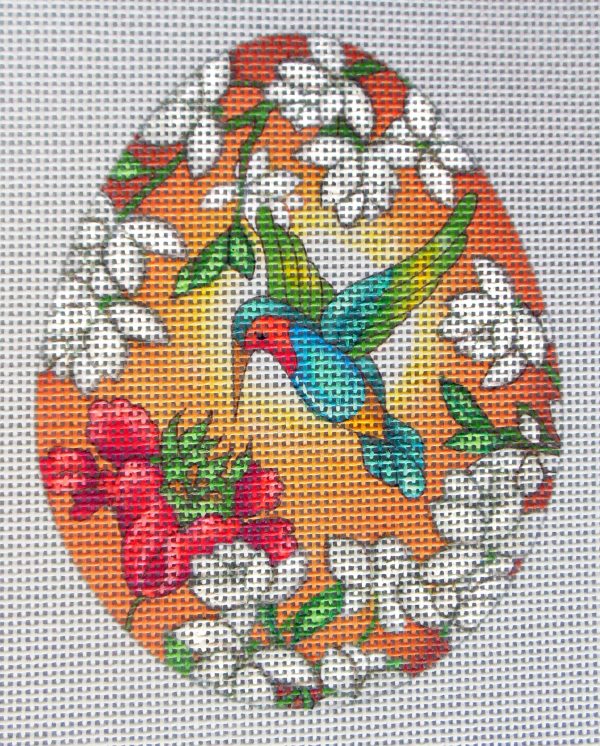 Hummingbird Egg Needlepoint Canvas