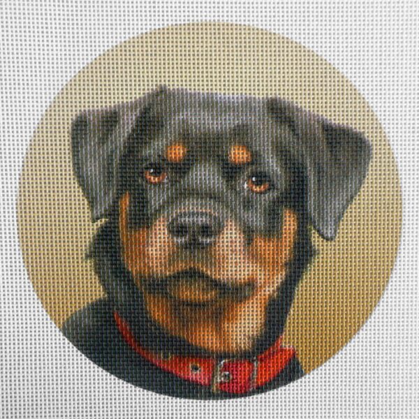 Rottweiler Needlepoint Canvas