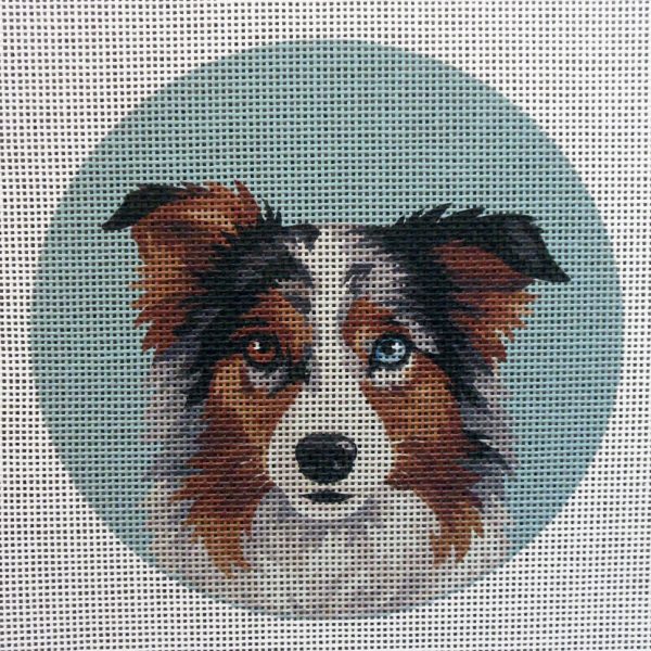 Australian Shepherd 1 Needlepoint Canvas