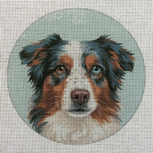 Australian Shepherd 1 Needlepoint Canvas