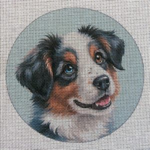 Australian Shepherd 2 Needlepoint Canvas
