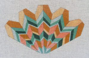 Chevron Strawberry, Creamsicle