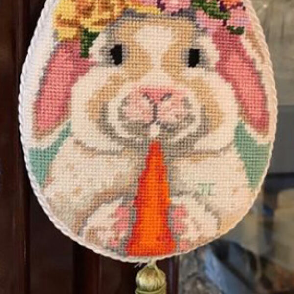 Bucky Bunny Egg Needlepoint Canvas