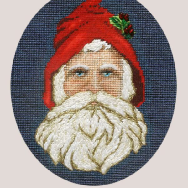 Victorian Santa Needlepoint Canvas