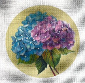 Hydrangea  Needlepoint Canvas