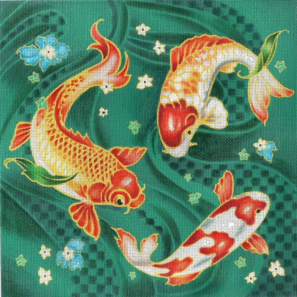 Koi Dreams Needlepoint Canvas