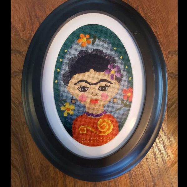Frida Egg Needlepoint Canvas