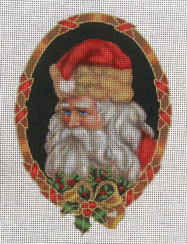 Old Time Santa Needlepoint Canvas