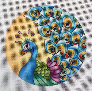 Peacock Needlepoint Canvas