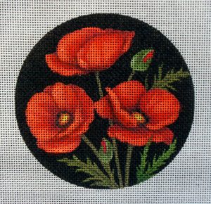 Poppies Needlepoint Canvas