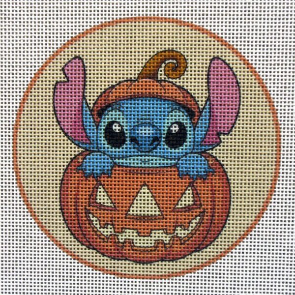 Pumpkin Stitch Needlepoint Canvas