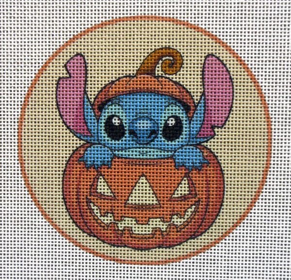 Pumpkin Stitch Needlepoint Canvas
