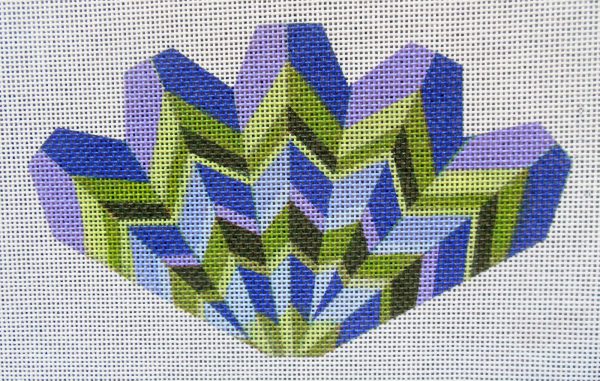 Chevron Strawberry, Purple