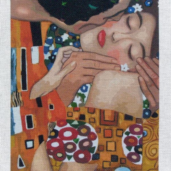Klimt "The Kiss" Needlepoint Canvas