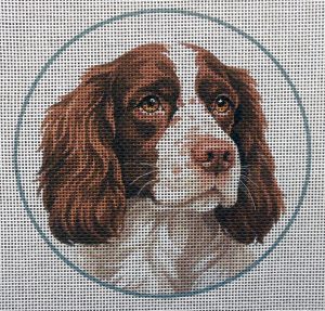 Springer Spaniel Needlepoint Canvas