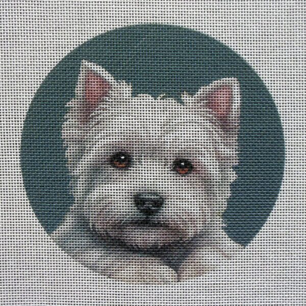 Westie Needlepoint Canvas