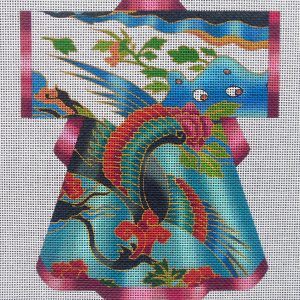 Windswept Kimono Needlepoint Canvas