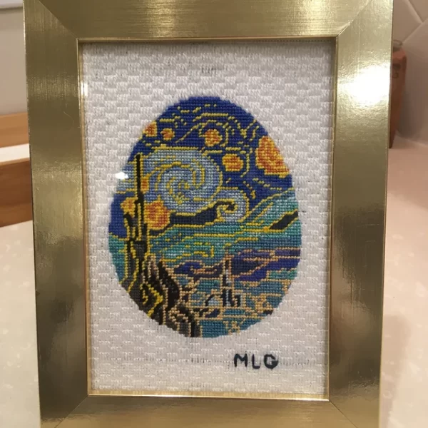 Van Gogh Starry Night Needlepoint Canvas