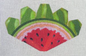 Watermelon Strawberry Needlepoint Canvas