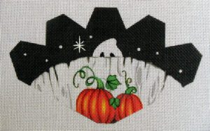 Boo! Strawberry Needlepoint Canvas